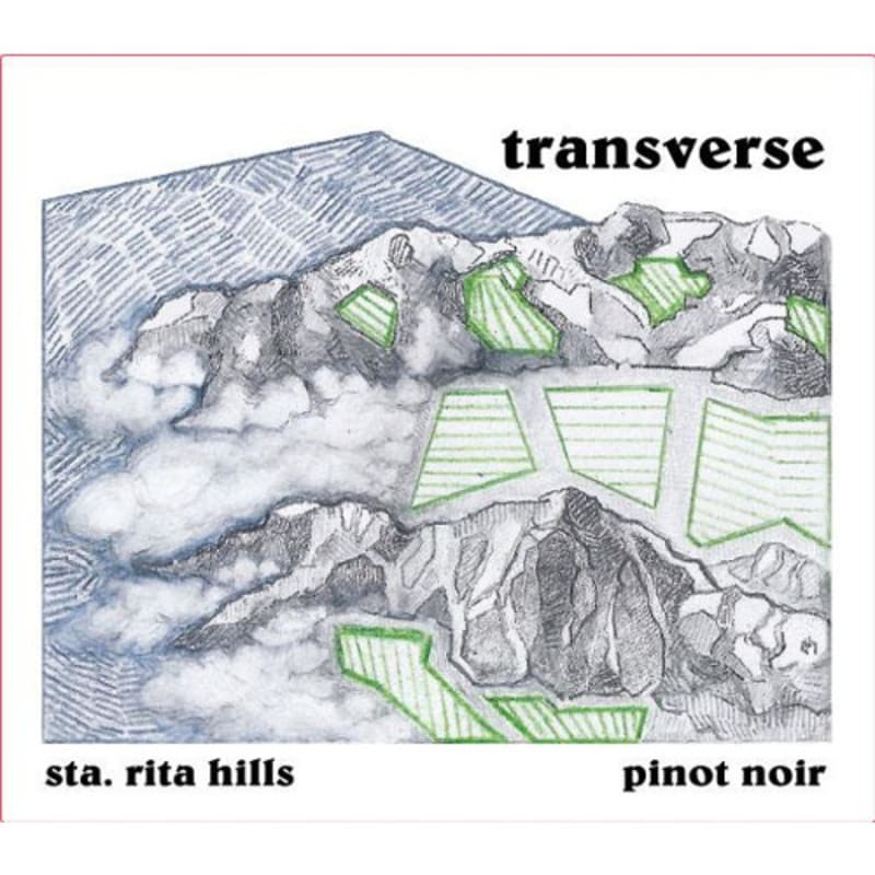 Transverse Sta. Rita Hills Pinot Noir 2013 Front Label