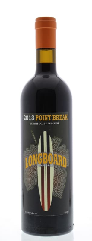 Longboard Point Break Red Blend 2013 Front Bottle Shot