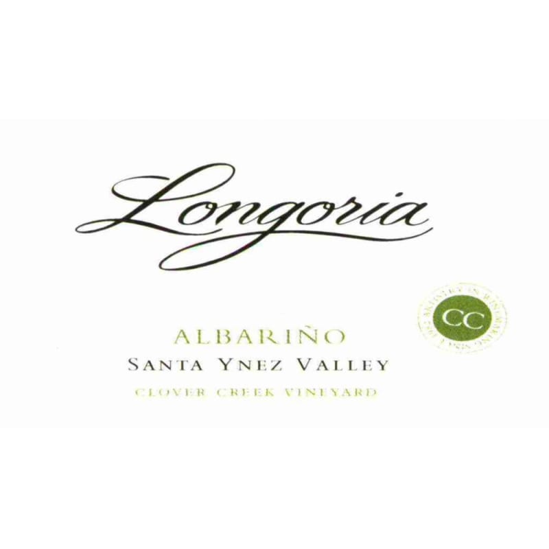 Longoria Albarino 2014 Front Label