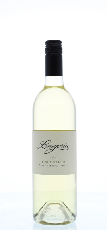 Longoria Pinot Grigio 2014 Front Bottle Shot