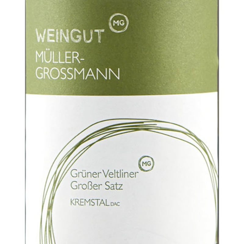 Muller-Grossman Gruner Veltliner Grosser Satz 2014 Front Label