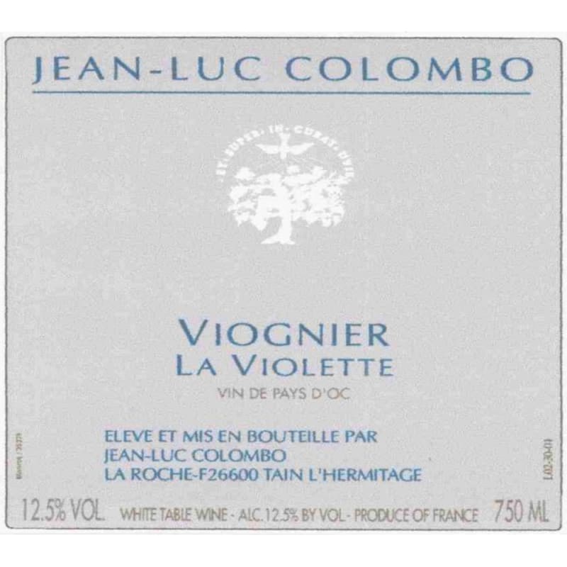 Jean-Luc Colombo La Violette Viognier 2013 Front Label