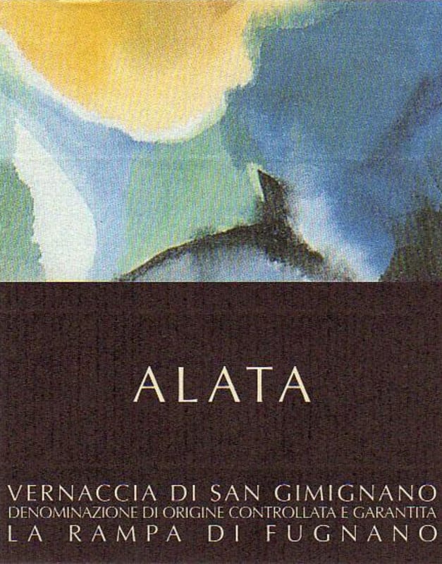 La Rampa di Fugnano Alata Vernaccia di San Gimignano 2012 Front Label
