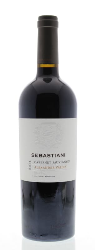 Sebastiani Alexander Valley Cabernet Sauvignon 2012 Front Bottle Shot