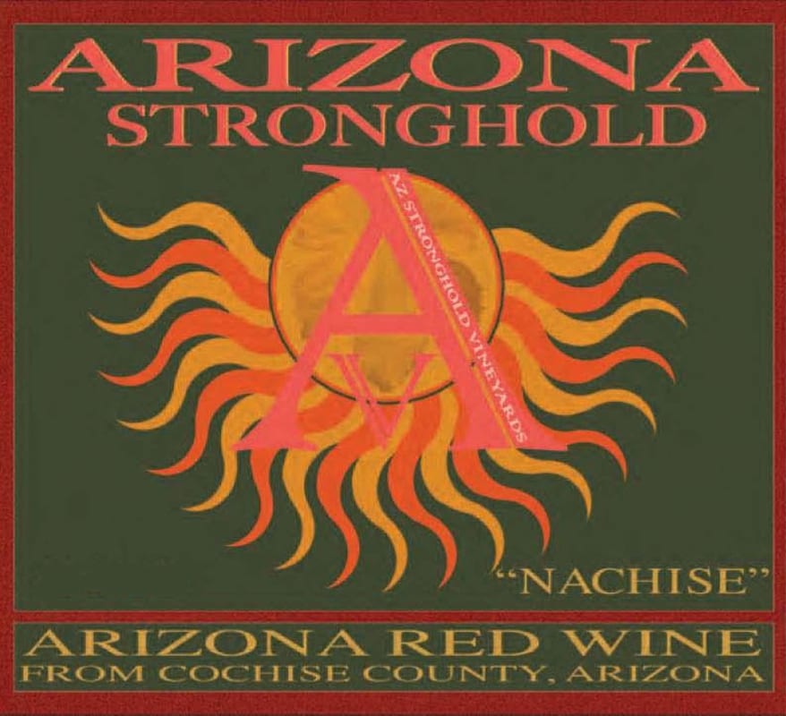 Arizona Stronghold Nachise Red 2011 Front Label