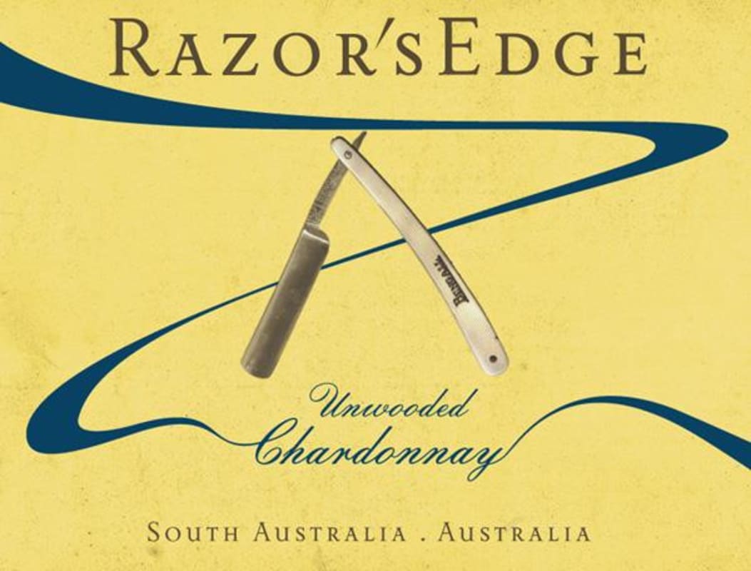 Razor's Edge Unwooded Chardonnay 2009 Front Label
