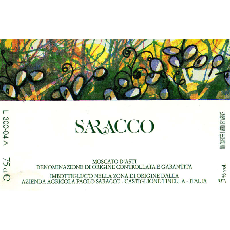 Saracco Moscato d'Asti (1.5 Liter Magnum) 2013 Front Label