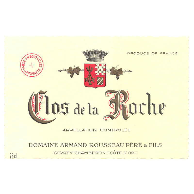 Domaine Armand Rousseau Clos de la Roche Grand Cru 2006 Front Label