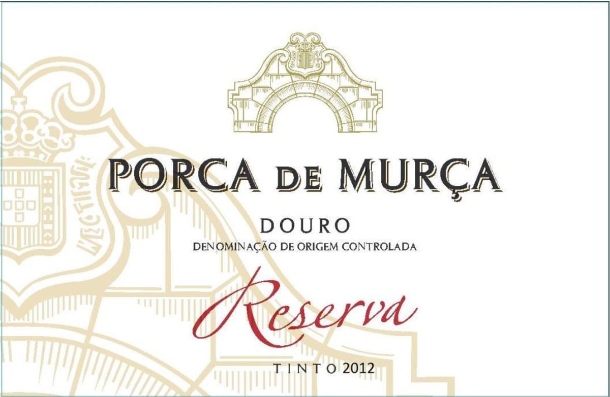 Real Companhia Velha Porca de Murca Reserva 2012 Front Label