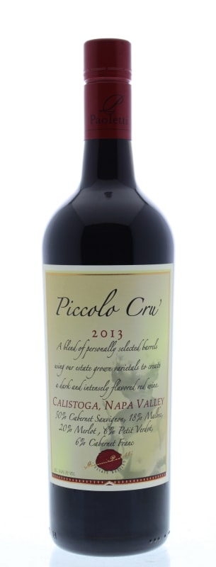 Paoletti Piccolo Cru 2013 Front Bottle Shot
