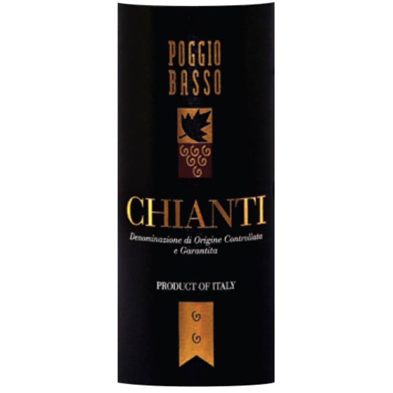 Poggio Basso Chianti 2014 Front Label