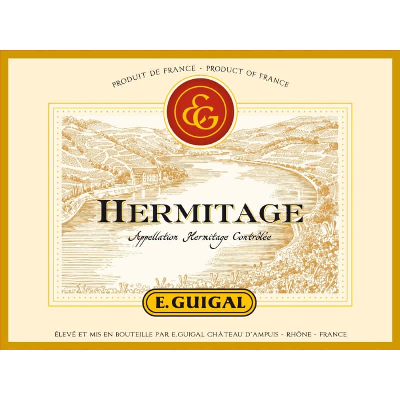 E. Guigal Hermitage Rouge 2010 Front Label