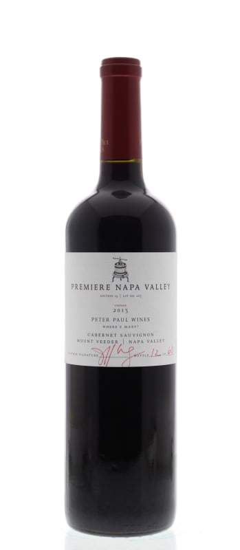 Peter Paul Where's Mary Cabernet Sauvignon (Premiere Napa Auction) 2013 Front Bottle Shot