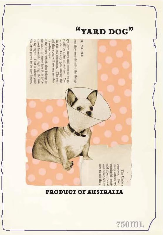 Redheads Studio Yard Dog White 2011 Front Label