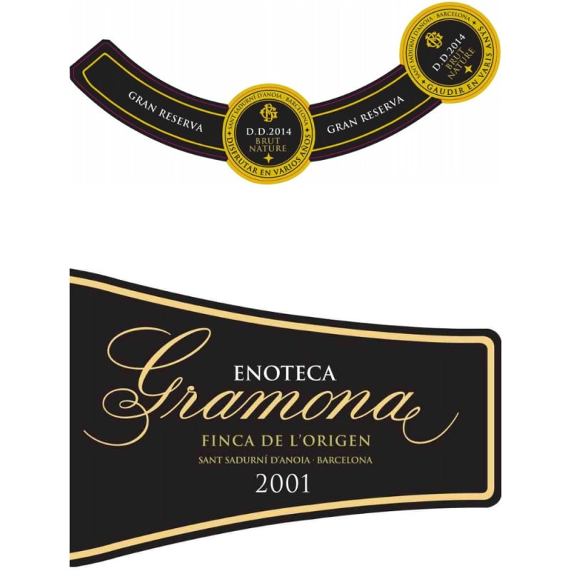 Gramona Enoteca Gran Reserva 2001 Front Label