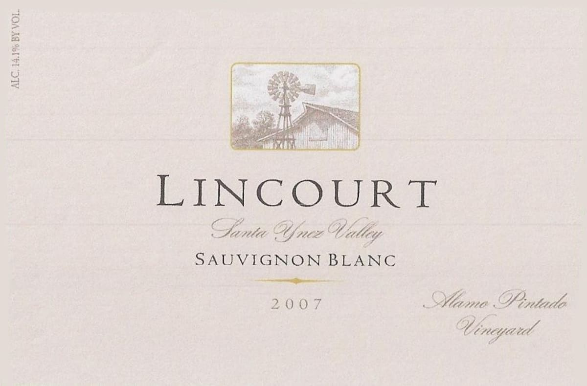 Lincourt Sauvignon Blanc 2007 Front Label