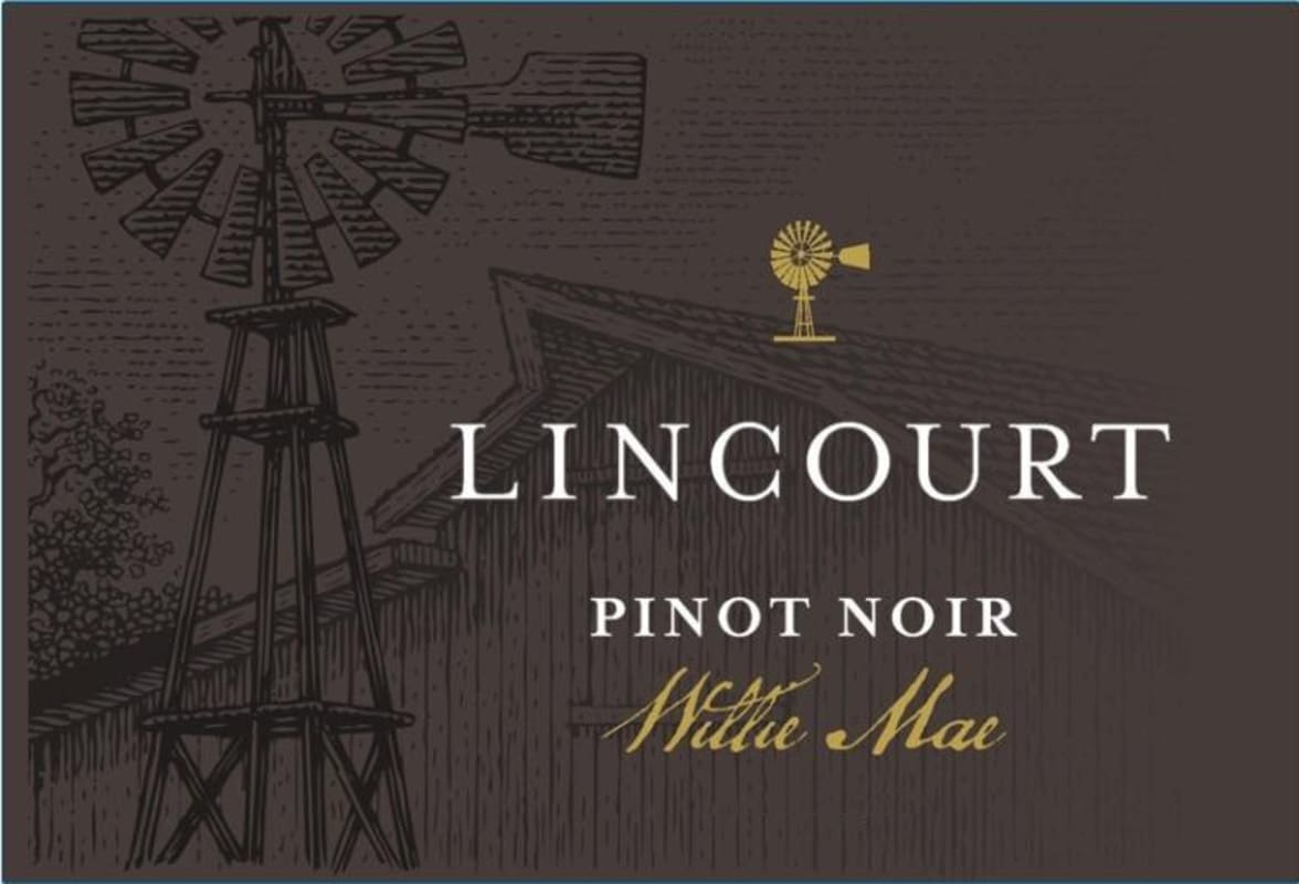 Lincourt Willie Mae Pinot Noir 2012 Front Label