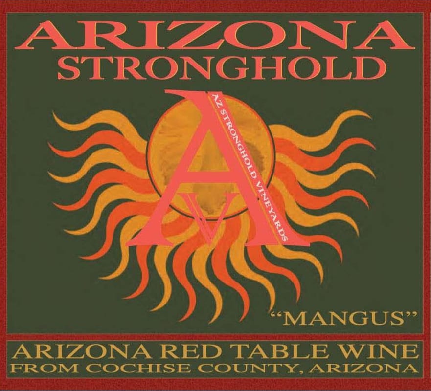Arizona Stronghold Mangus Red 2010 Front Label