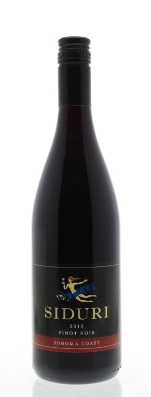 Siduri Sonoma Coast Pinot Noir 2013 Front Bottle Shot