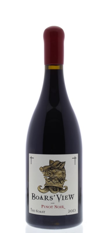Schrader Boars' View The Coast Pinot Noir 2013 Front Bottle Shot