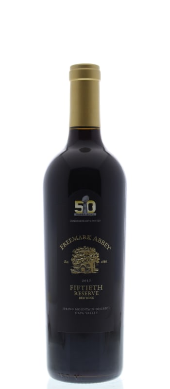 Freemark Abbey Fiftieth Reserve (Super Bowl Commemorative Bottle) 2013 Front Bottle Shot