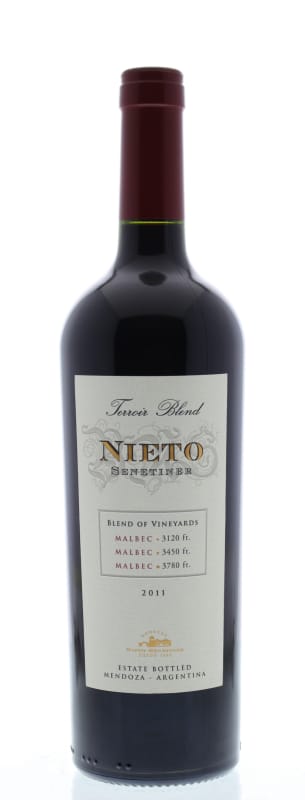 Nieto Senetiner Terroir Blend Malbec 2011 Front Bottle Shot