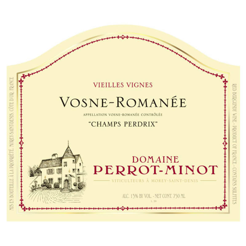 Domaine Perrot-Minot Vosne-Romanee Champs Perdrix 2013 Front Label