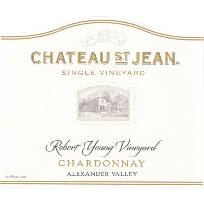 Chateau St. Jean Robert Young Vineyard Chardonnay 2013 Front Label