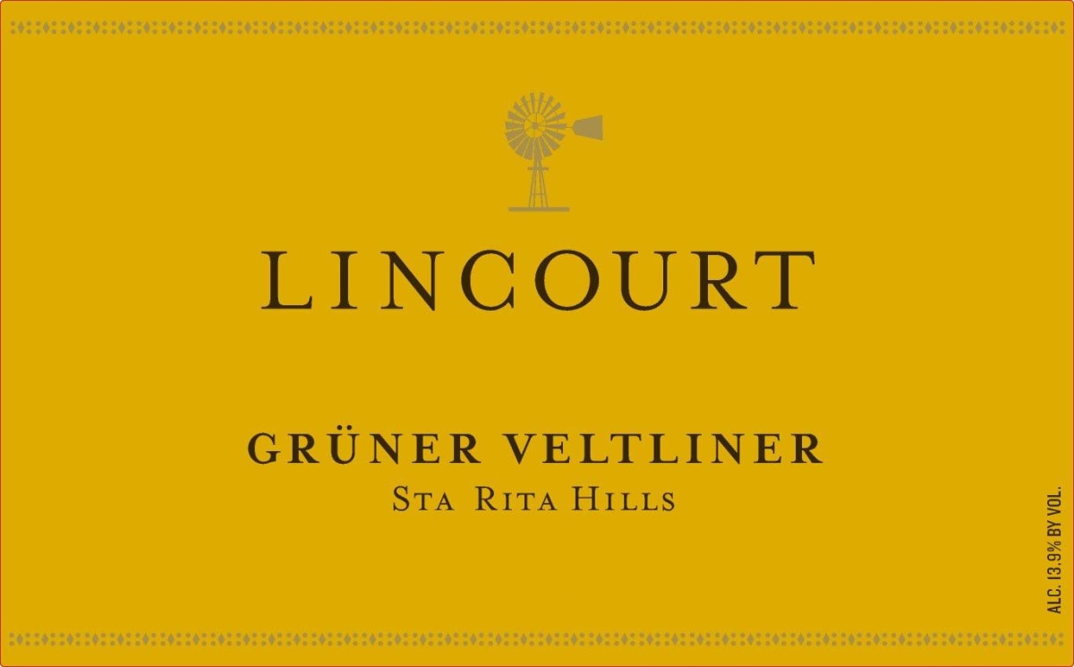 Lincourt Gruner Veltliner 2015 Front Label