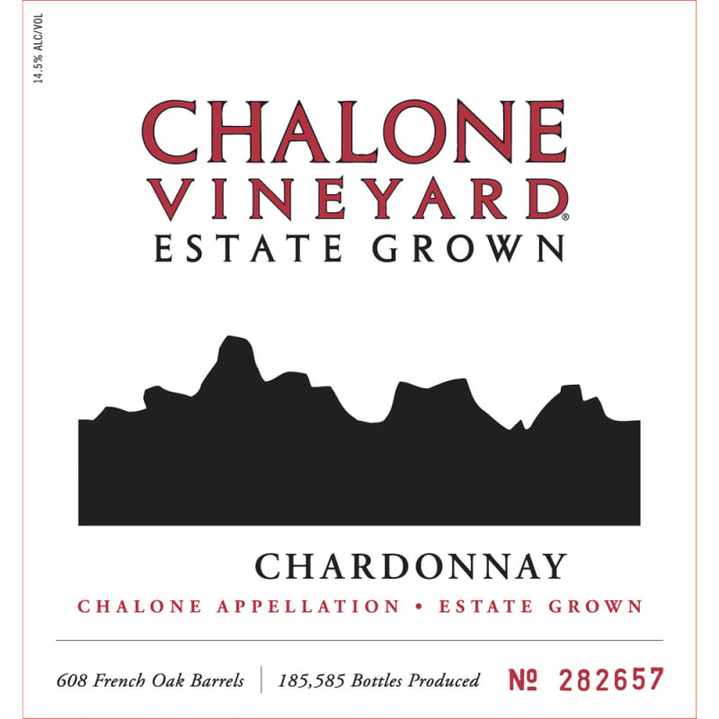 Chalone Estate Chardonnay 2012 Front Label