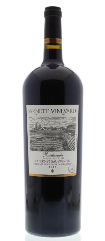 Barnett Vineyards Rattlesnake Cabernet Sauvignon (1.5L Magnum) 2013 Front Bottle Shot