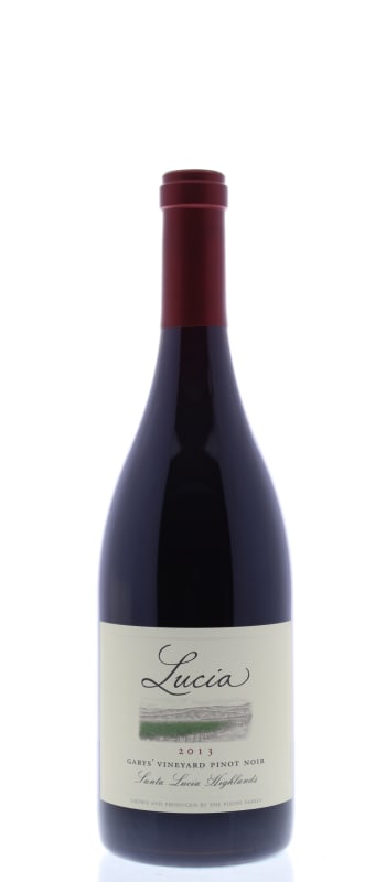 Lucia Vineyards Garys' Vineyard Pinot Noir 2013 Front Bottle Shot