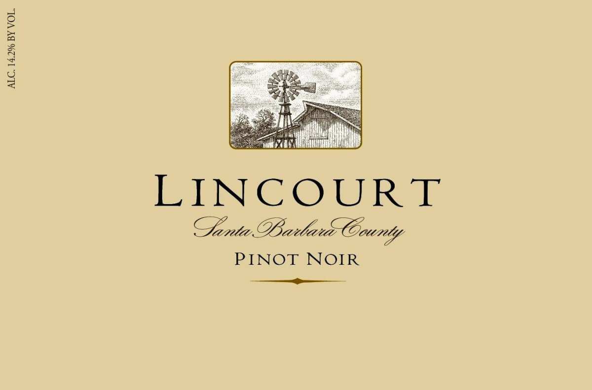 Lincourt Santa Barbara County Pinot Noir 2013 Front Label