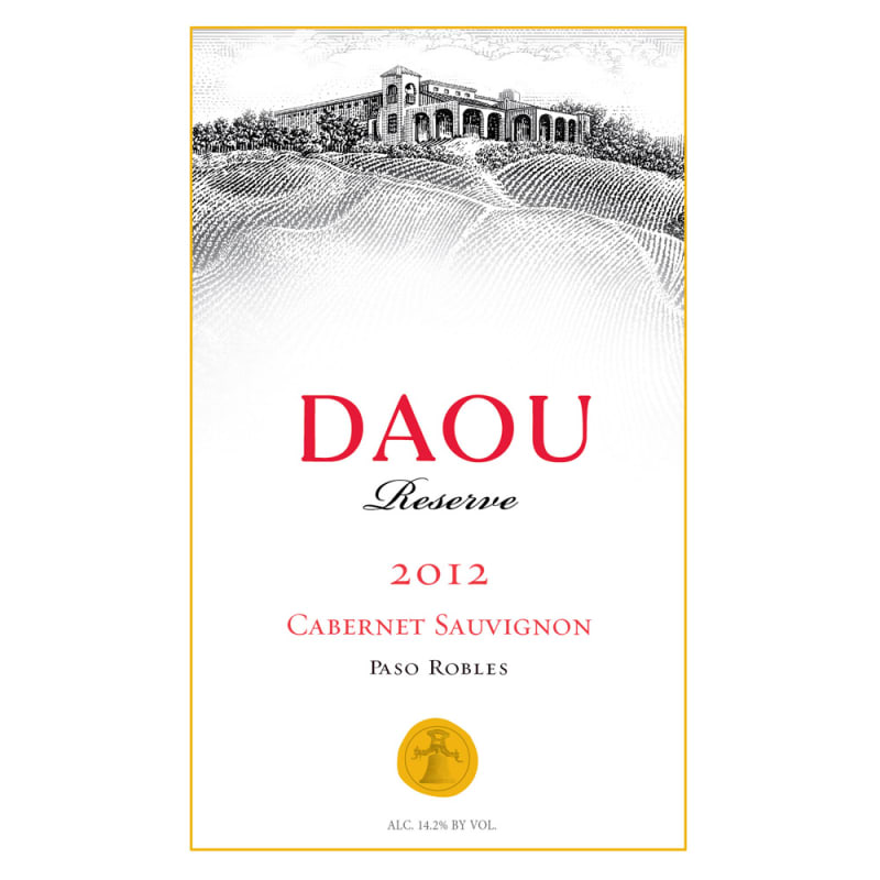 DAOU Reserve Cabernet Sauvignon (6 Liter Bottle) 2012 Front Label