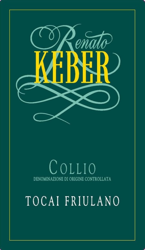 Renato Keber Friulano 2010 Front Label