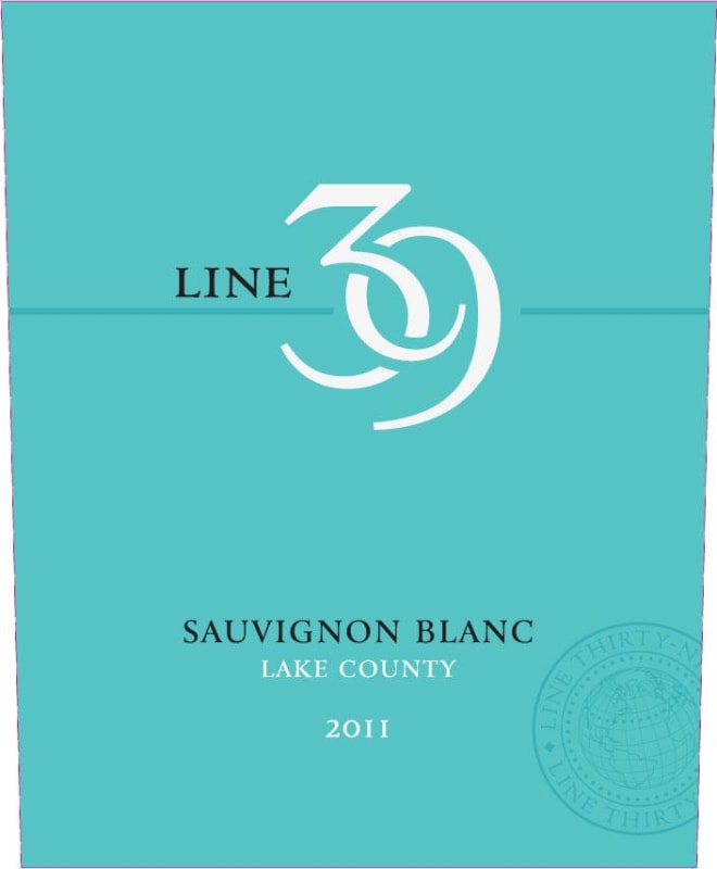 Line 39 Sauvignon Blanc 2011 Front Label