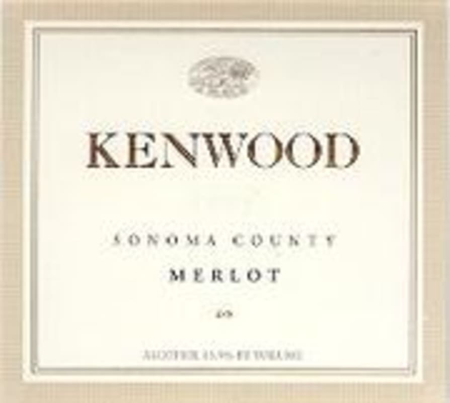 Kenwood Sonoma County Merlot 1997 Front Label