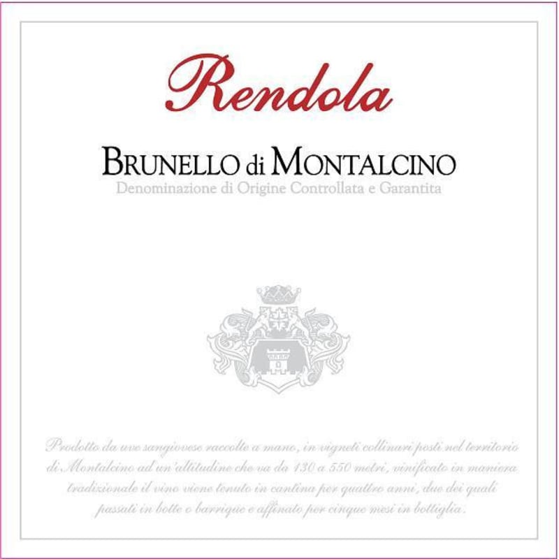 Rendola Brunello di Montalcino 2006 Front Label