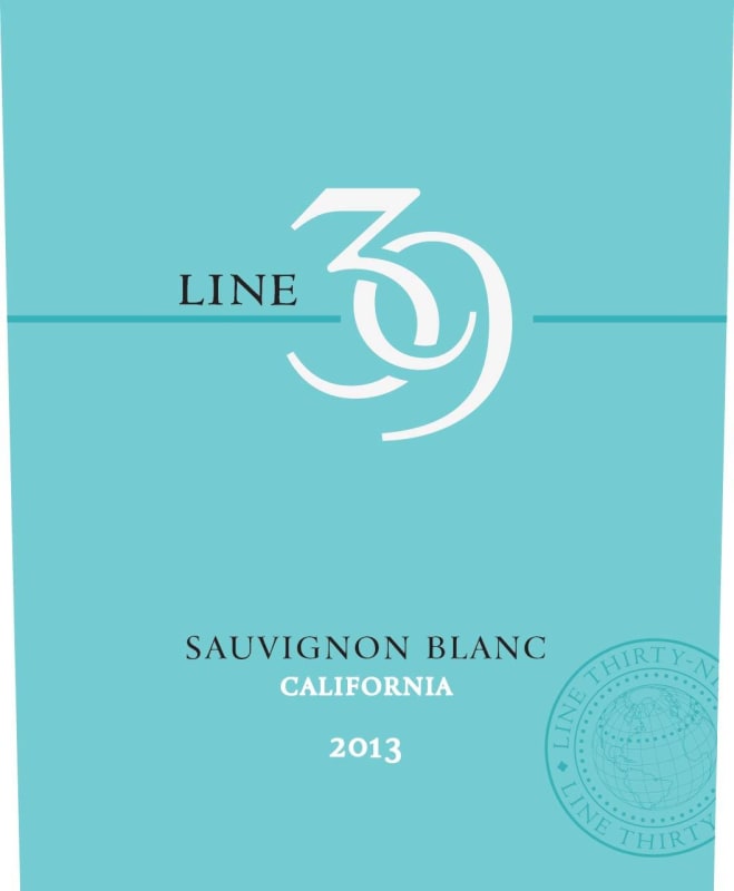 Line 39 Sauvignon Blanc 2013 Front Label