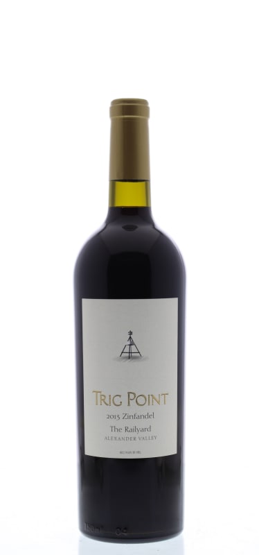 Trig Point Railyard Vineyard Zinfandel 2013 Front Bottle Shot