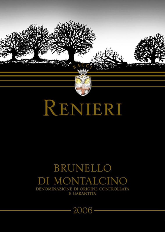 Renieri Brunello di Montalcino 2006 Front Label