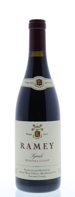Ramey Sonoma Coast Syrah 2013 Front Bottle Shot