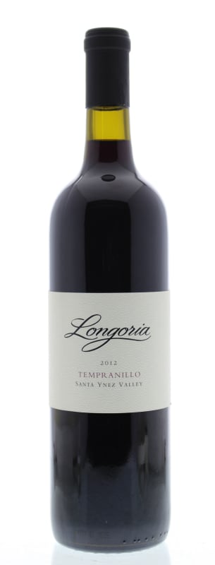 Longoria Tempranillo 2012 Front Bottle Shot