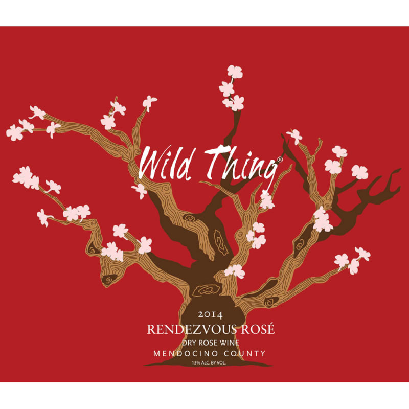 Carol Shelton Rendezvous Rose 2014 Front Label