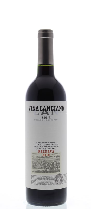 Bodegas Lan Vina Lanciano Reserva 2010 Front Bottle Shot