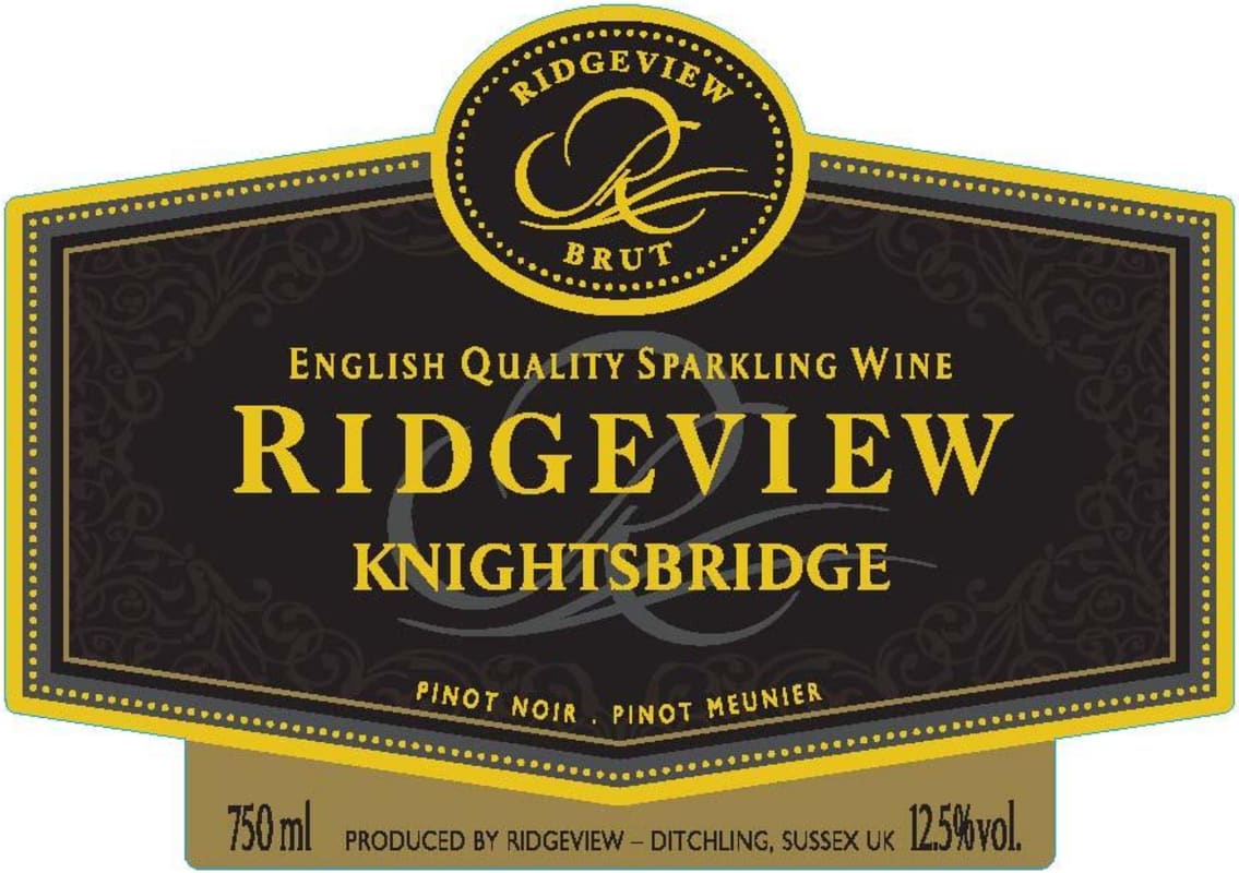 Ridgeview Wine Estate Knightsbridge Blanc de Noirs Brut 2010 Front Label