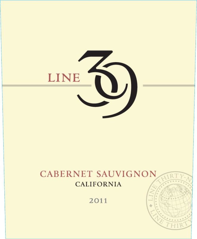 Line 39 Cabernet Sauvignon 2011 Front Label