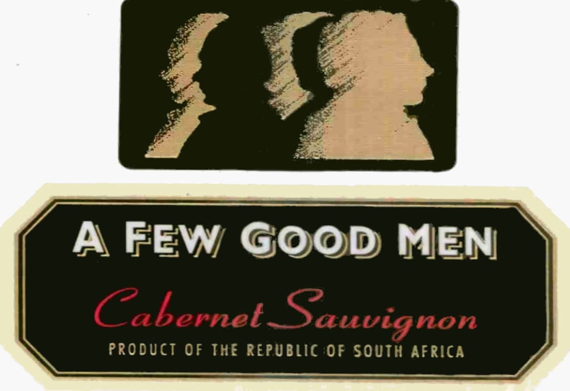 Riebeek Cellars A Few Good Men Cabernet Sauvignon 2008 Front Label