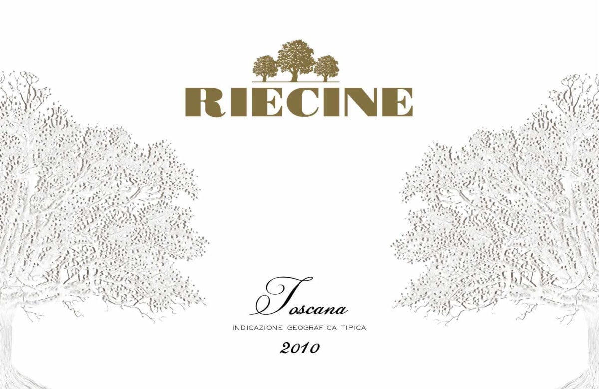 Riecine Toscana 2010 Front Label