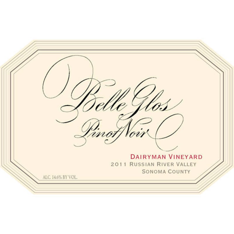 Belle Glos Dairyman Vineyard Pinot Noir (1.5 Liter Magnum) 2012 Front Label